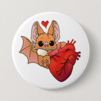 Vampire Bat Button