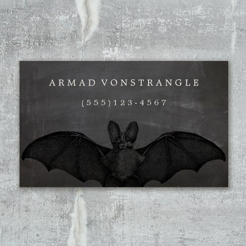 Vampire Bat Calling Card
