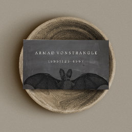  Vampire Bat Halloween Business Card