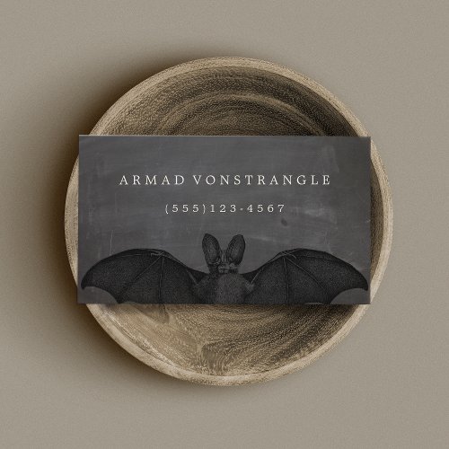  Vampire Bat Halloween Business Card