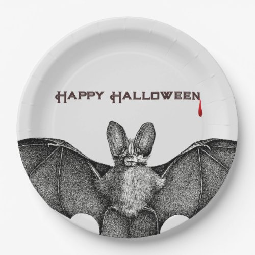 Vampire Bat Halloween  Paper Plates