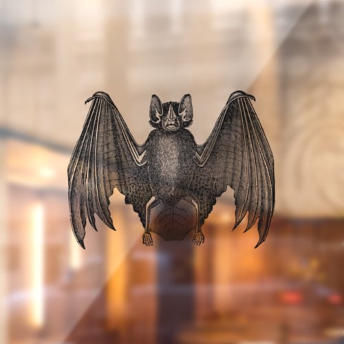 Vampire Bat Vintage Horror Art Custom Window Cling