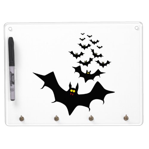 Vampire Bats Dry Erase Board With Keychain Holder