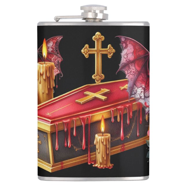 Vampire Bats Flask (Front)