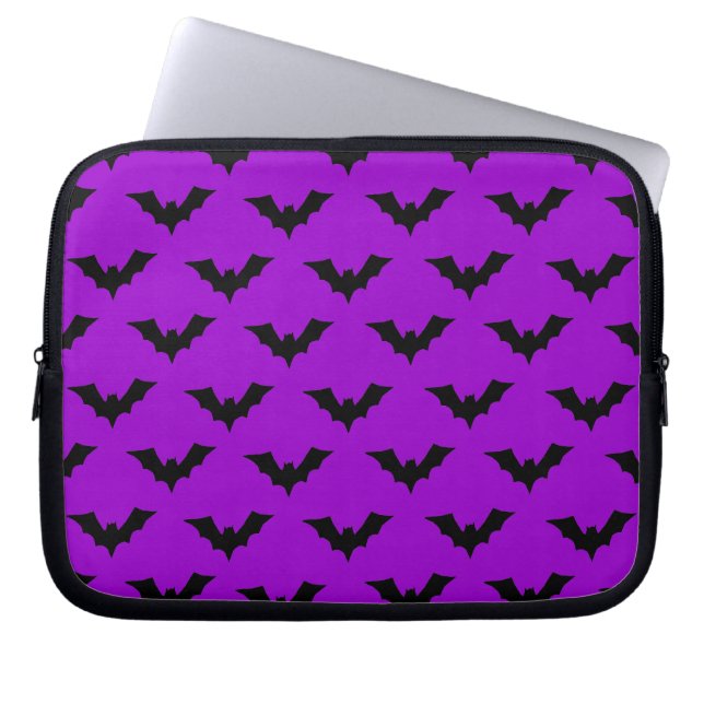 Vampire Bats Pattern Laptop Sleeve (Front)