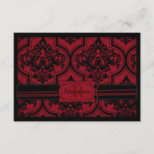 Vampire Birthday RSVP Card