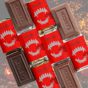 Vampire Bite Halloween Party Hershey's Miniatures