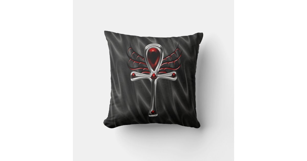 Gothic Edgar Allan Poe Decorative Throw Pillows