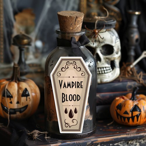 Vampire Blood Apothecary Label