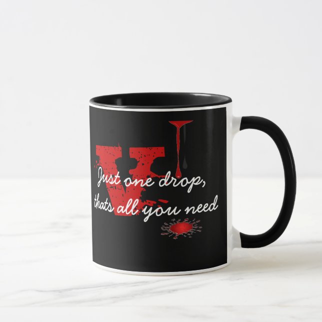 vampire blood just one drop mug (Right)