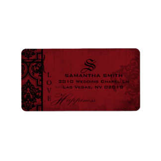 Vampire Bride Address Label D