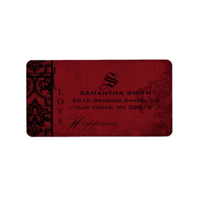 Vampire Bride Address Label D (Front)