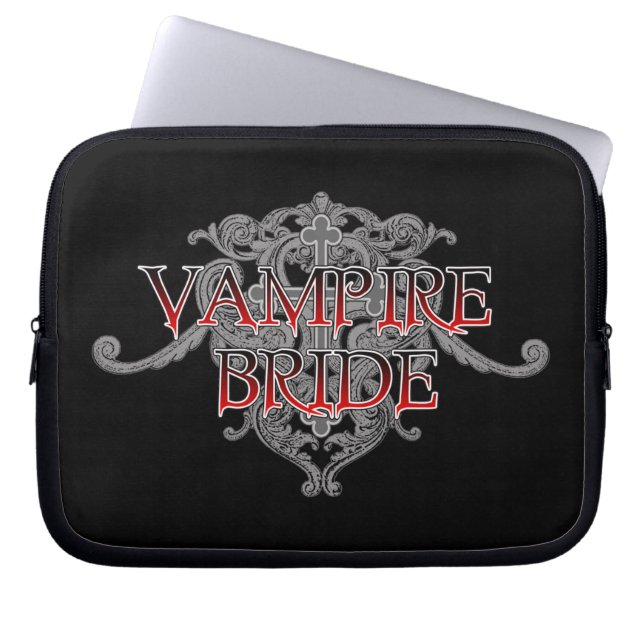 Vampire Bride Laptop Bag (Front)