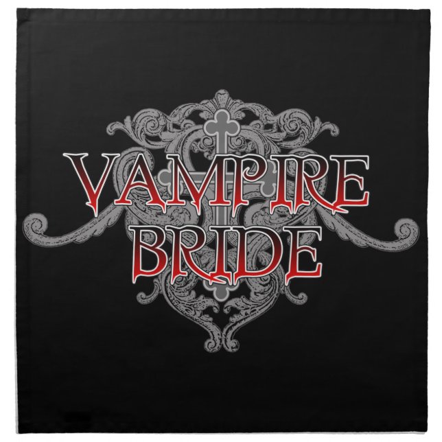 Vampire Bride Napkin (Front)