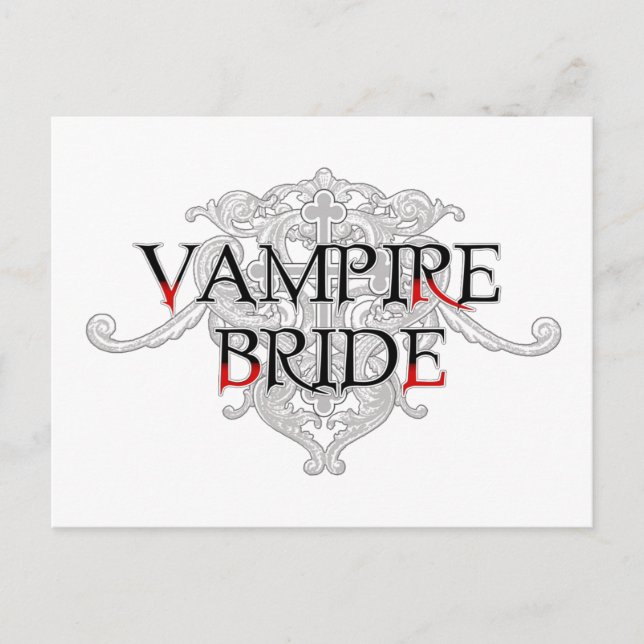 Vampire Bride Postcard (Front)