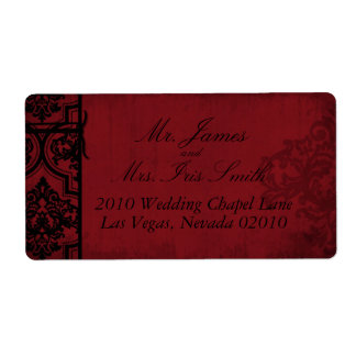 Vampire Bride Shipping Label B