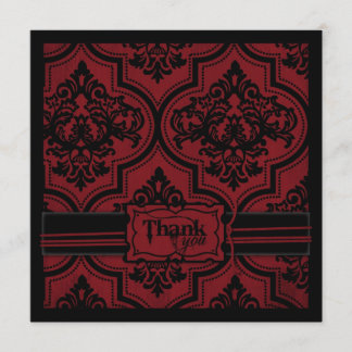 Vampire Bride TY Square Thank You Card