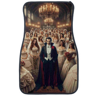 Vampire brides car floor mat