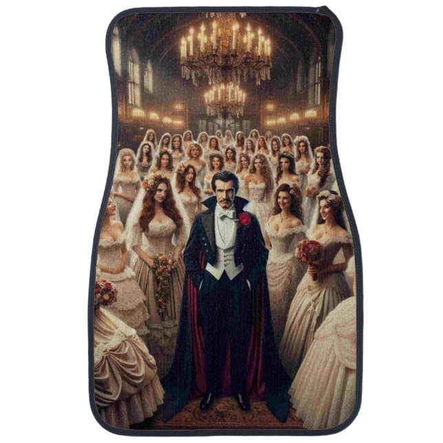Vampire brides car floor mat (Front)