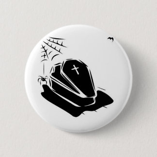 Vampire Casket Pinback Button