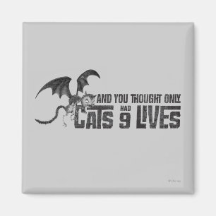 Vampire Cat: And You Thought Only Cats Had 9 Lives Magnet