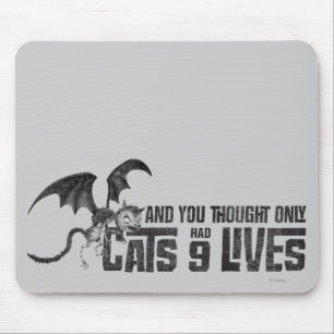 Vampire Cat: And You Thought Only Cats Had 9 Lives Mouse Pad