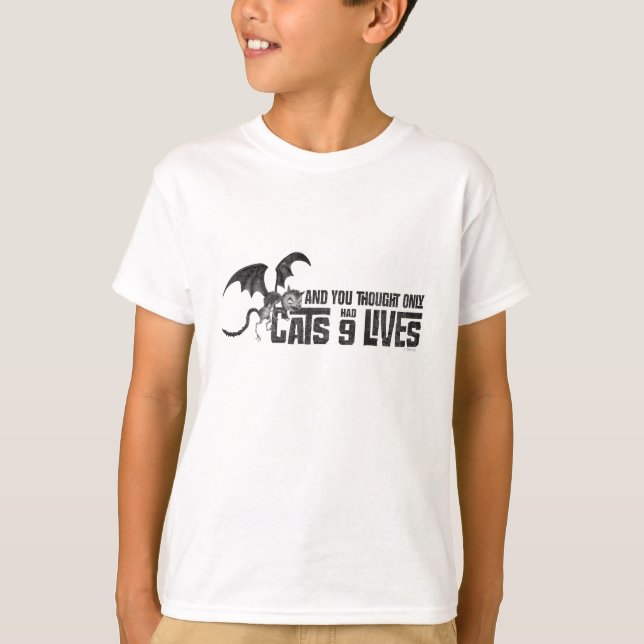 Vampire Cat: And You Thought Only Cats Had 9 Lives T-Shirt (Front)