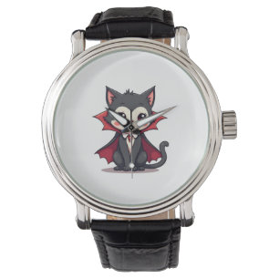 Vampire Cat � Cute Halloween Pet Tee Watch