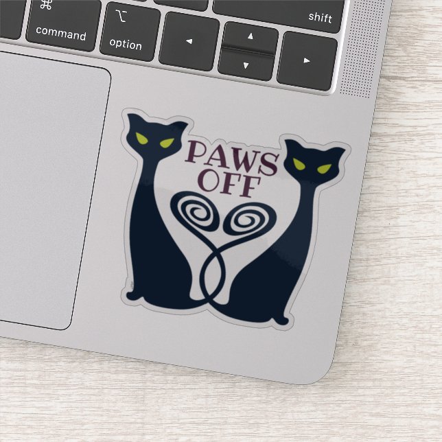 Vampire Cat Duo Sticker (Detail)