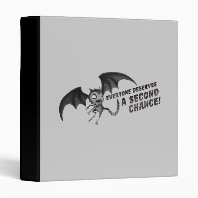 Vampire Cat: Everyone Deserves a Second Chance 3 Ring Binder (Front/Spine)