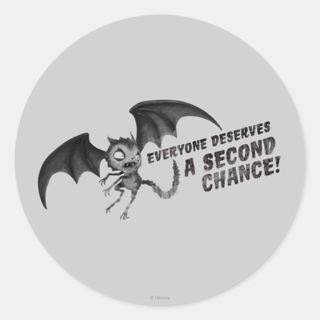 Vampire Cat: Everyone Deserves a Second Chance Classic Round Sticker (Front)