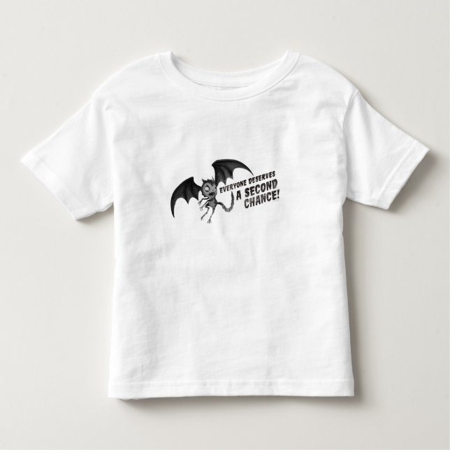 Vampire Cat: Everyone Deserves a Second Chance Toddler T-shirt (Front)