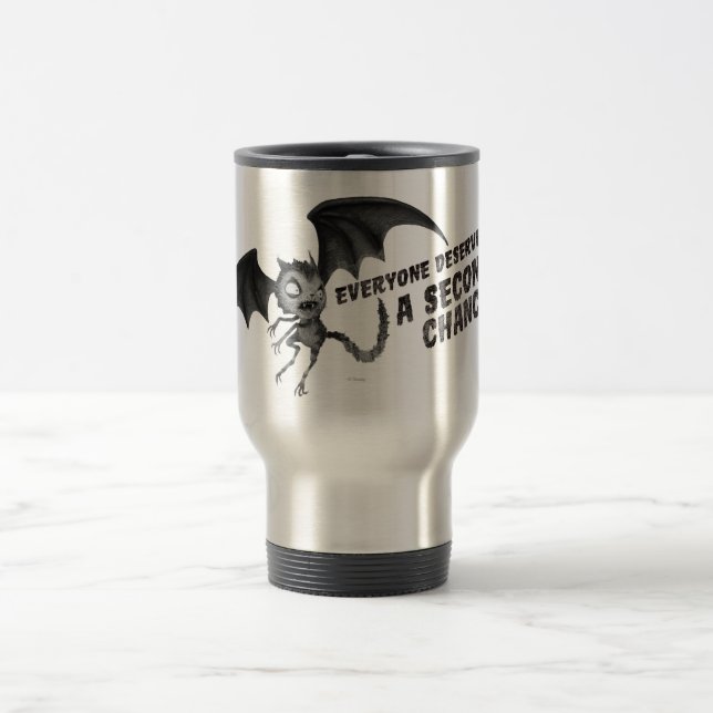 Vampire Cat: Everyone Deserves a Second Chance Travel Mug (Center)