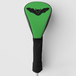 Vampire Cat Faced Bat Halloween Golf Driver Cover