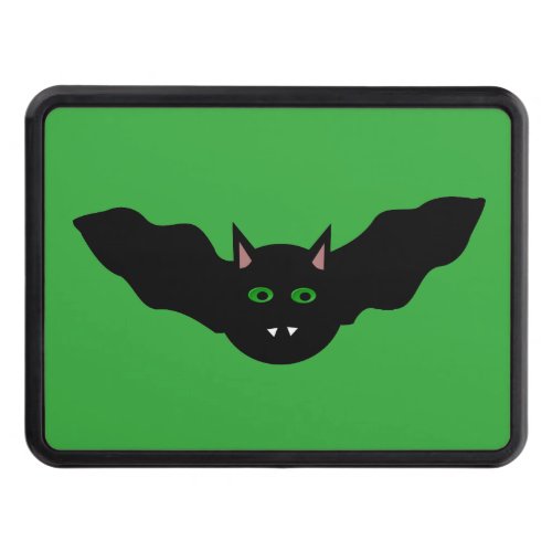 Vampire Cat Faced Bat Halloween Hitch Cover