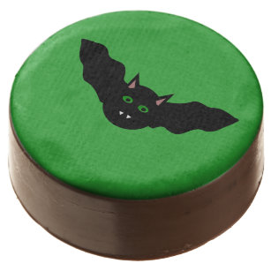 Vampire Cat Faced Bat Halloween Oreo Cookies
