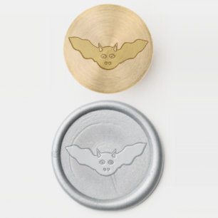 Vampire Cat Faced Bat Halloween Wax Seal Stamp