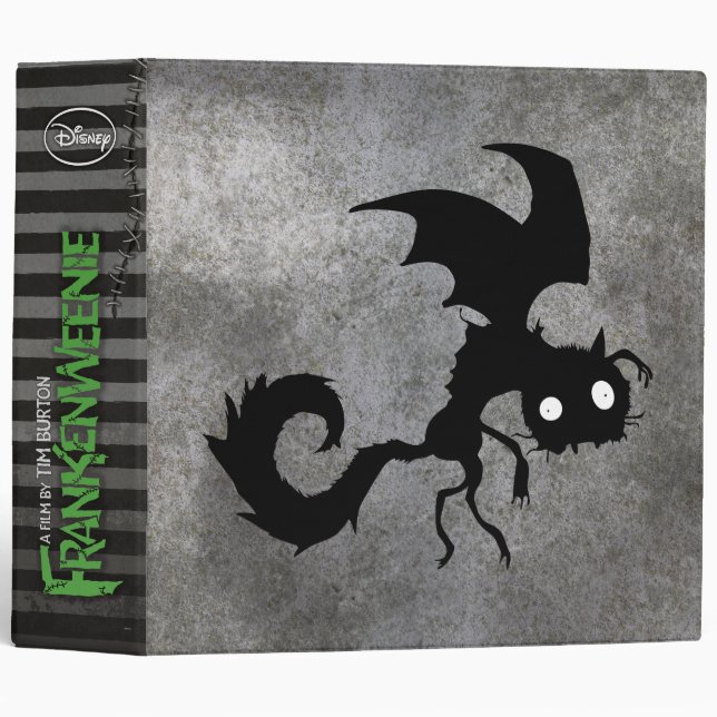 Vampire Cat Silhouette Binder (Front/Spine)