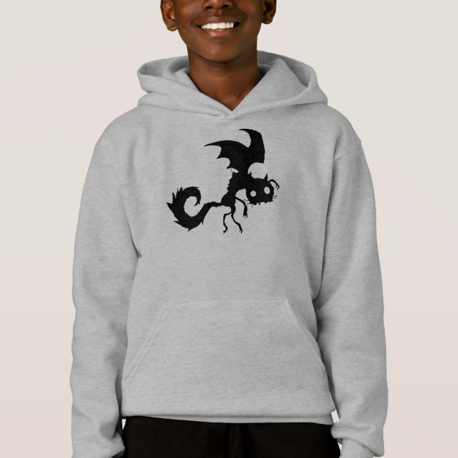 Vampire Cat Silhouette Hoodie (Front)