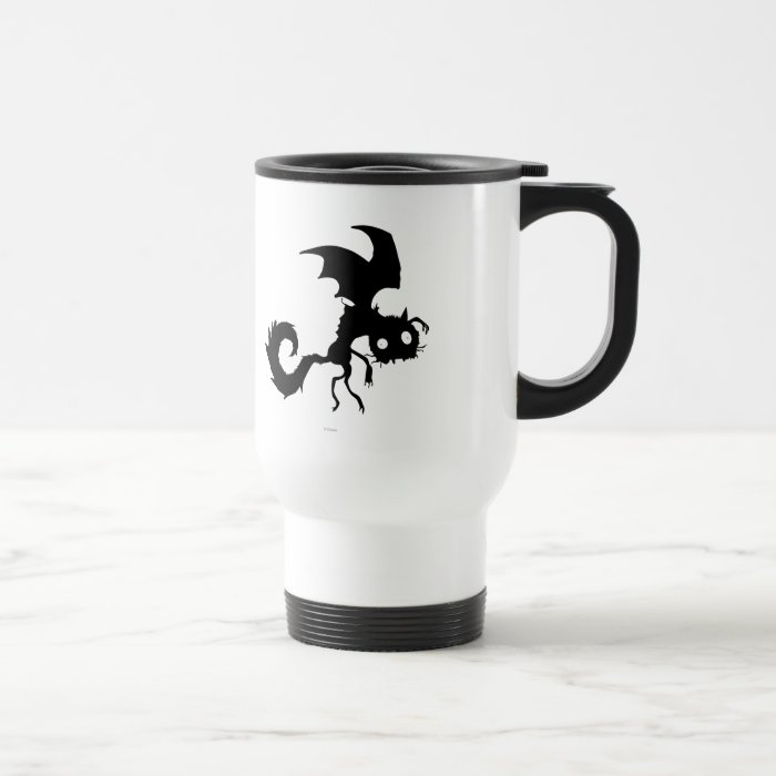 Vampire Cat Silhouette Mug