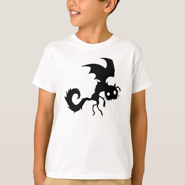 Vampire Cat Silhouette T-Shirt (Front)