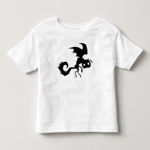 Vampire Cat Silhouette Toddler T-shirt