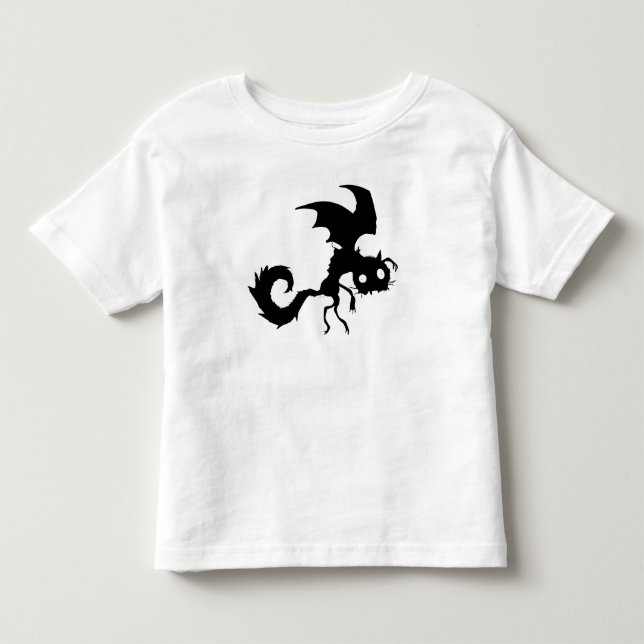 Vampire Cat Silhouette Toddler T-shirt (Front)