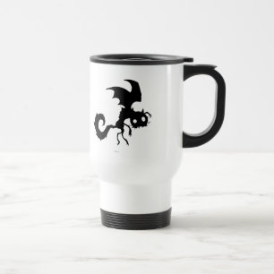 Vampire Cat Silhouette Travel Mug