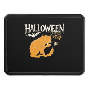 Vampire Cat's Halloween Classic T-Shirt Hitch Cover