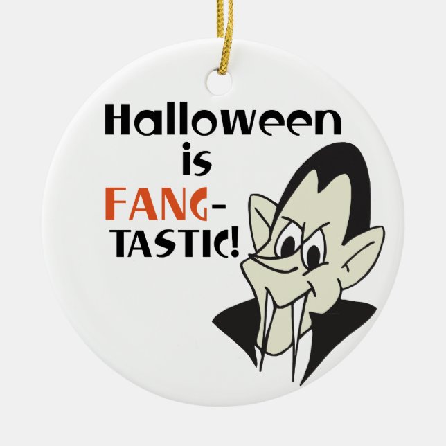 Vampire Ceramic Ornament (Front)