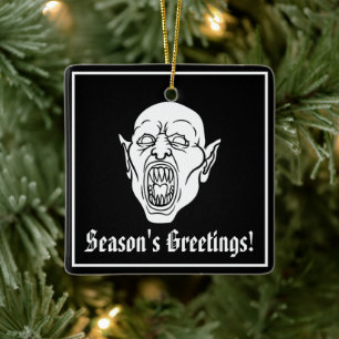 Vampire  ceramic ornament