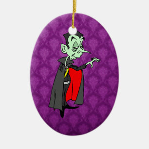 Vampire Ceramic Ornament