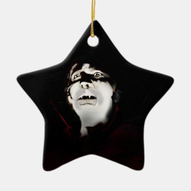 Vampire Ceramic Ornament (Front)