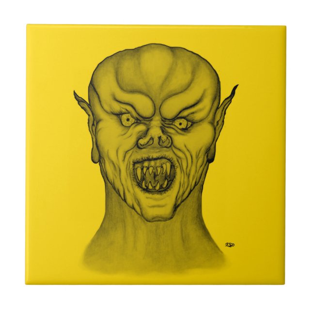 Vampire Ceramic Tile (Front)